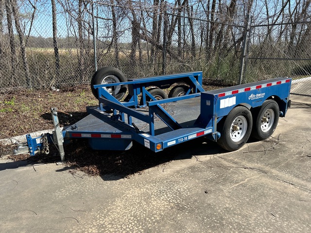 2019 Rock Line 12 ft T/A Ground Load Trailer
