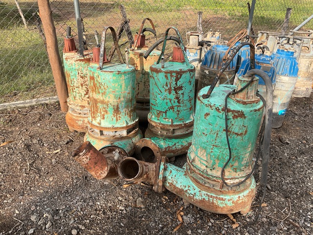 Quantity of (5) Electric Submersible Water Pump (Inoperable) Quantity of (5) Electric Submersible Water Pump (Inoperable)