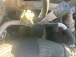 Engine with A/C Compressor