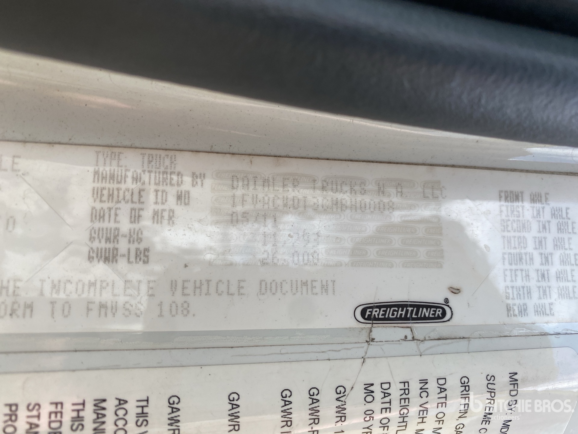 General Appearance with Seriennummer / FIN