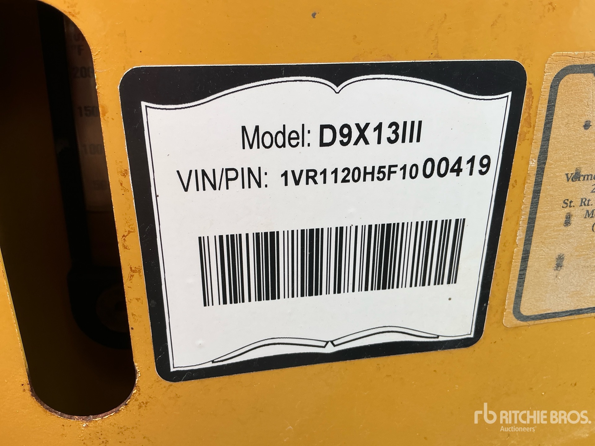 General Appearance with N.º de serie/VIN