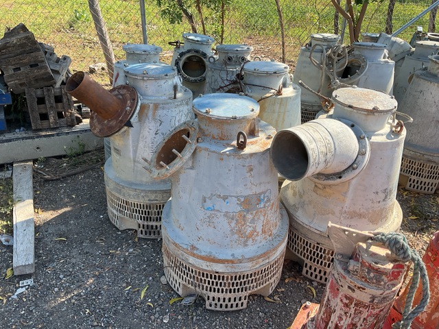 Quantity of (7) Flygt Electric Submersible Water Pump (Inoperable)