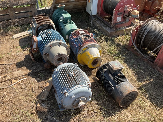 Quantity of (6) Electric Motor (Inoperable)