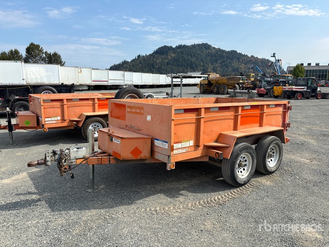 2019 Miska 610 Dump Utility Trailer