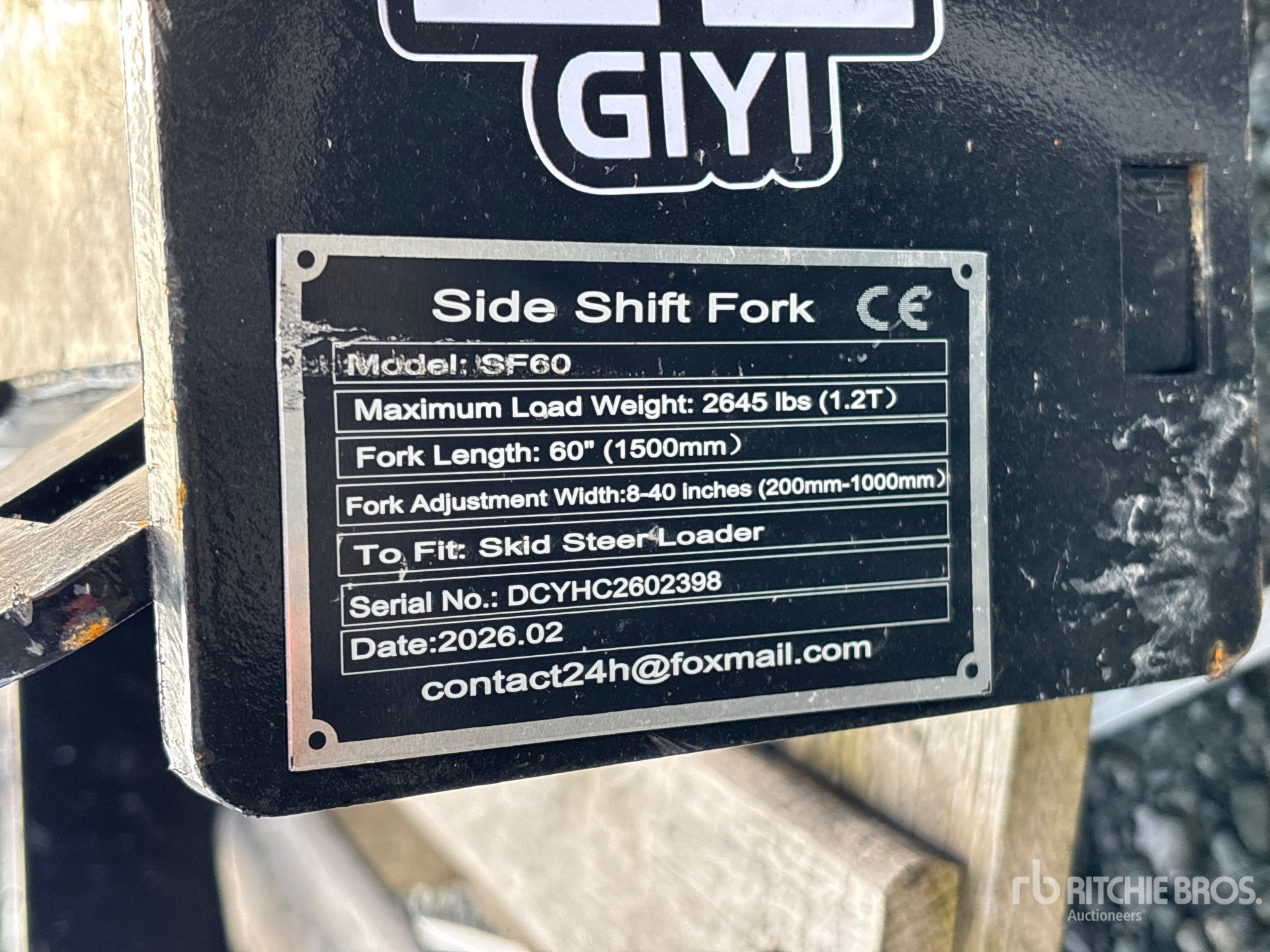 General Appearance with Seriennummer / FIN