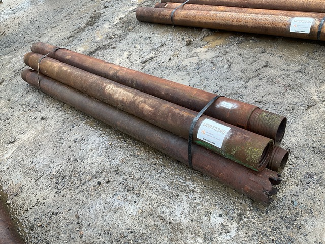 Quantity of (5) Range 1 7 ft Length, 5 in Diameter Drill Casing