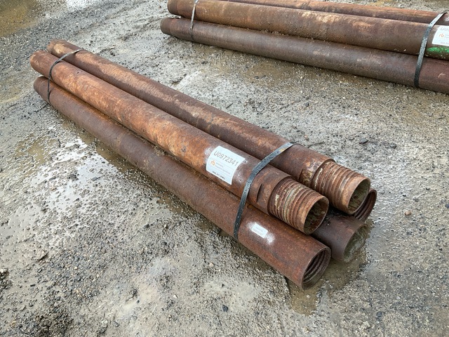 Quantity of (5) Range 1 7 ft Length, 5 in Diameter Casing