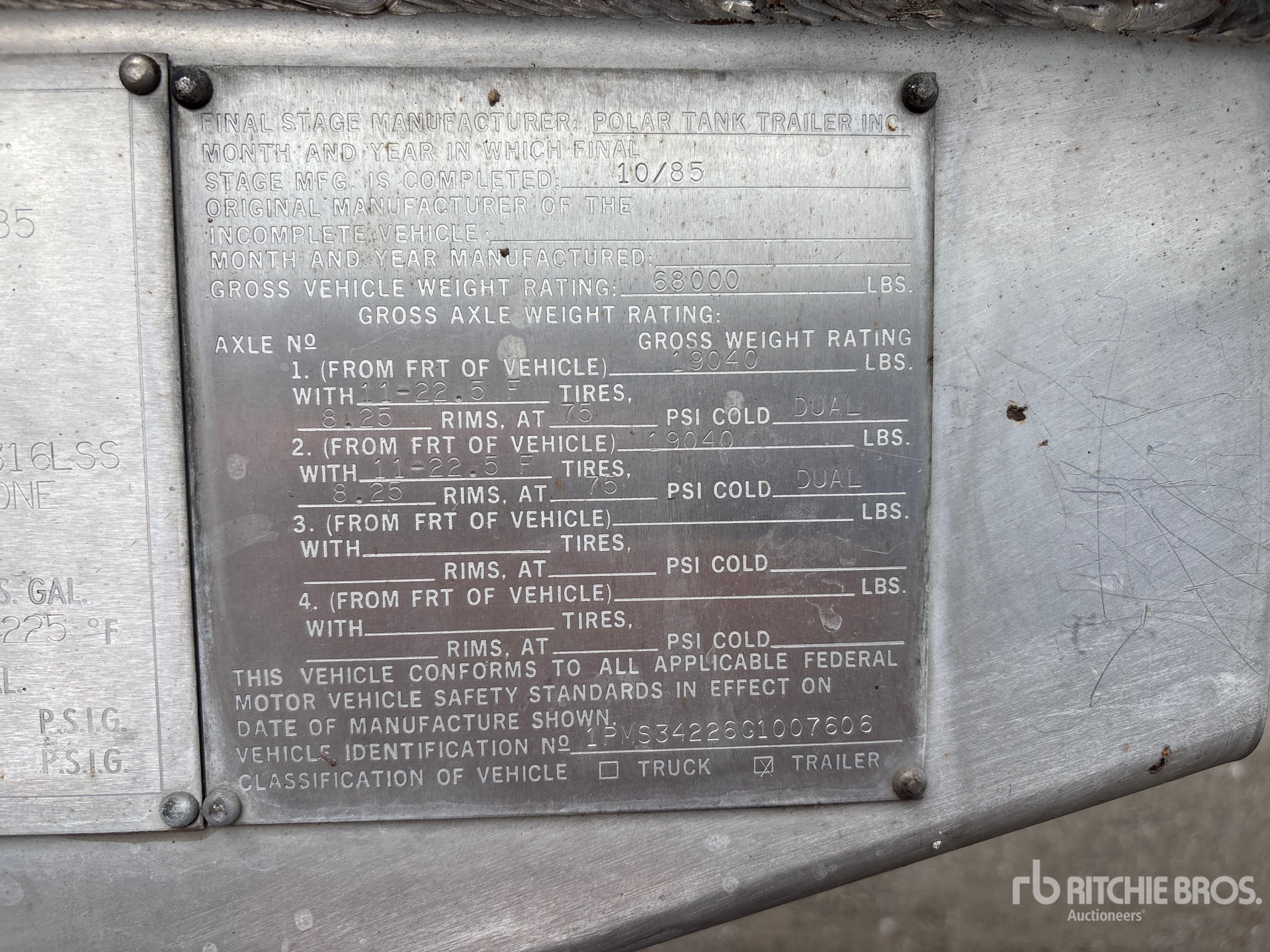 General Appearance with Seriennummer / FIN