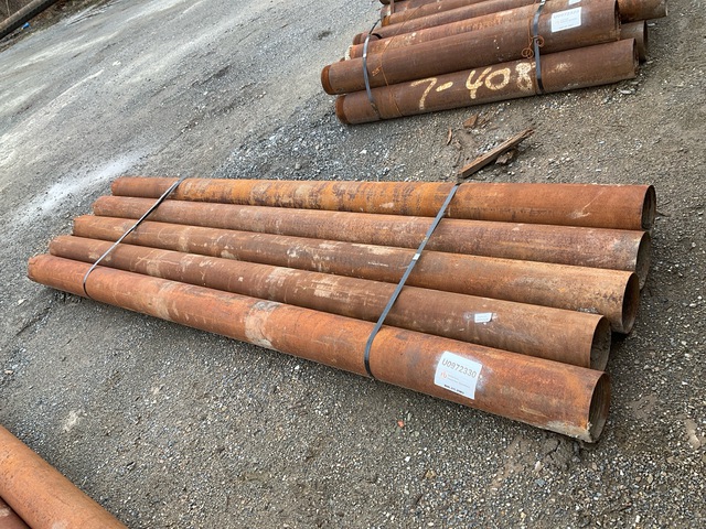 Quantity of (5) Range 1 10 ft 6 in Length, 7 in Diameter Drill Casing