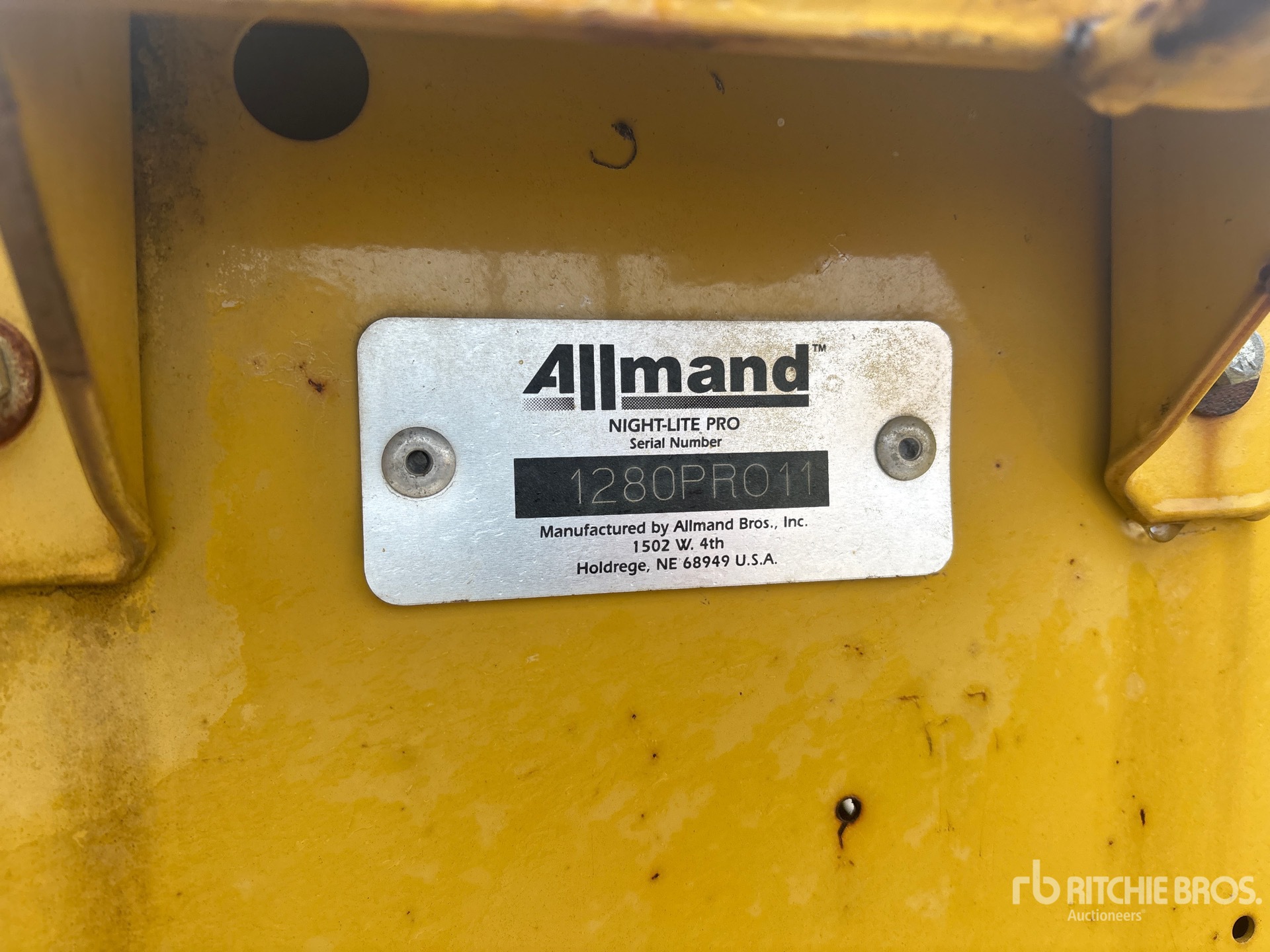 General Appearance with Unit Serial Number