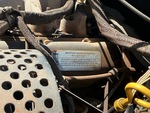 Engine with Emission Certification Label