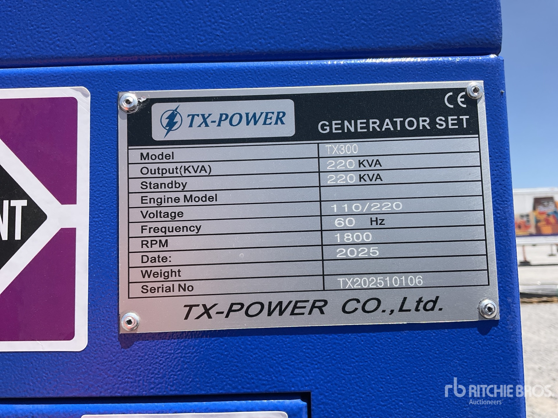 General Appearance with Numero seriale/numero d’identificazione del veicolo (VIN)