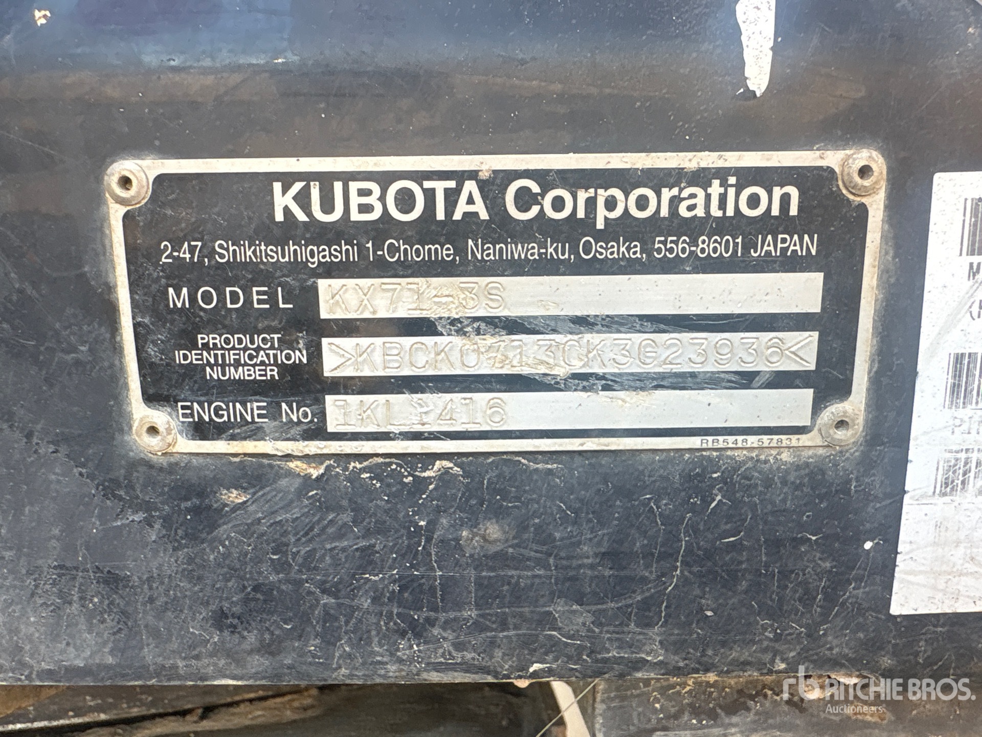 2019 Kubota KX71-3S4R1
