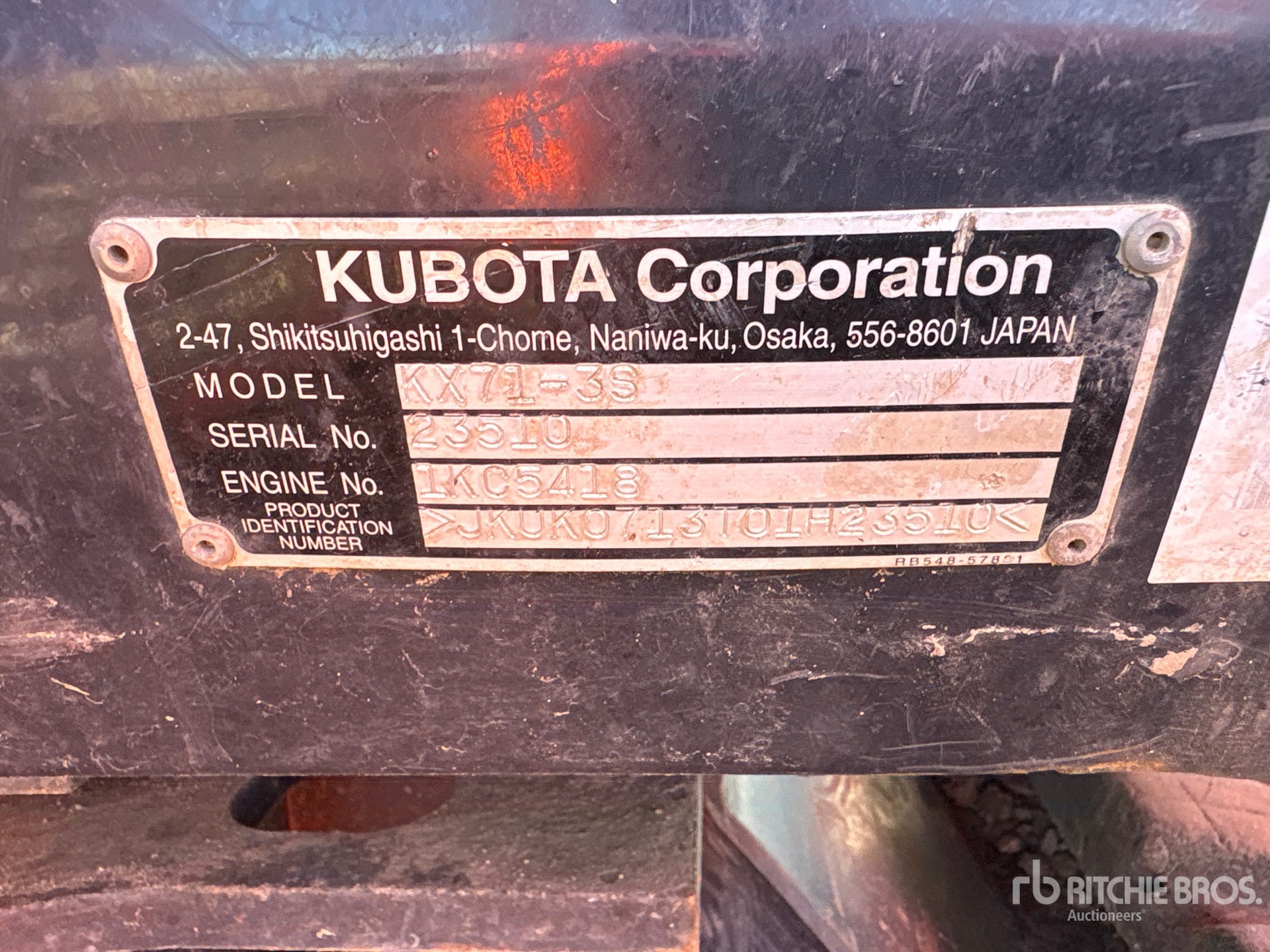 2019 Kubota KX71-3S4R1