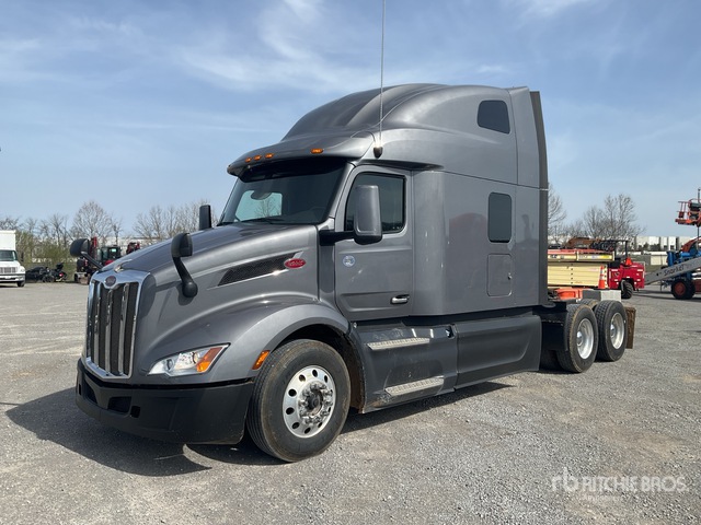 2022 Peterbilt 579 6x4 T/a Sleeper Truck Tractor