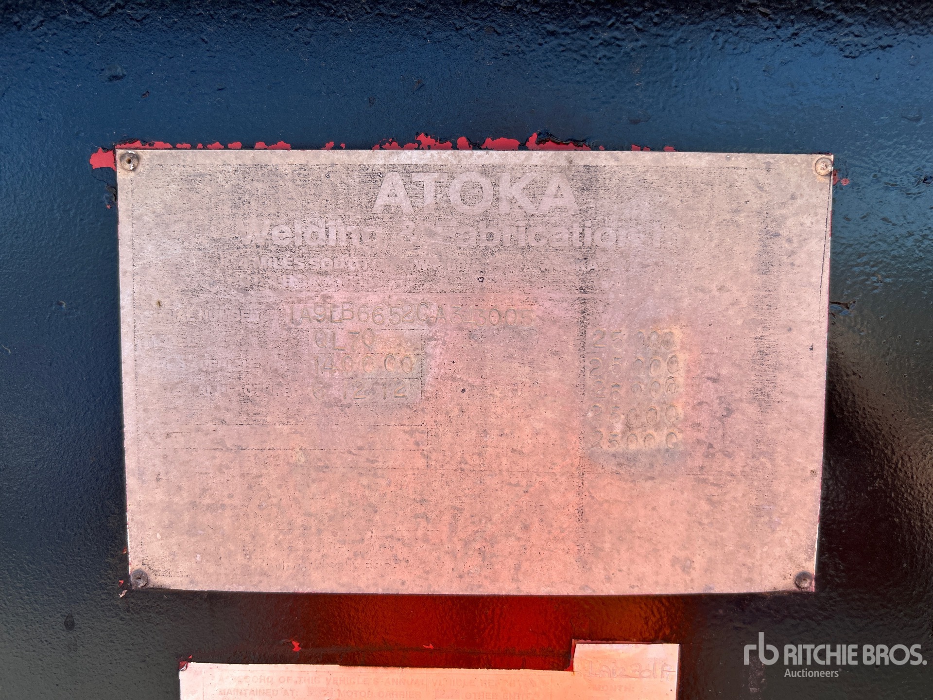 General Appearance with Numéro de série/Numéro d'identification du véhicule automobile