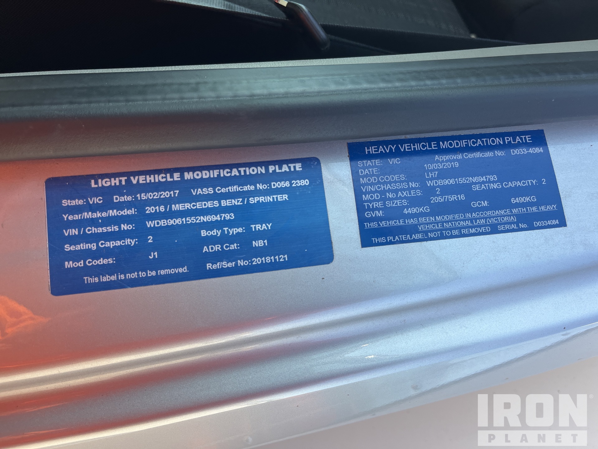 2016 Mercedes-Benz 519 SPRINTER