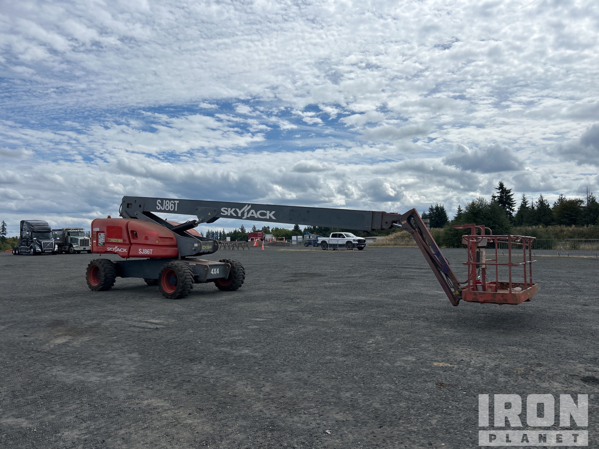 General Appearance - Boom Lift* with Image, coin avant droit