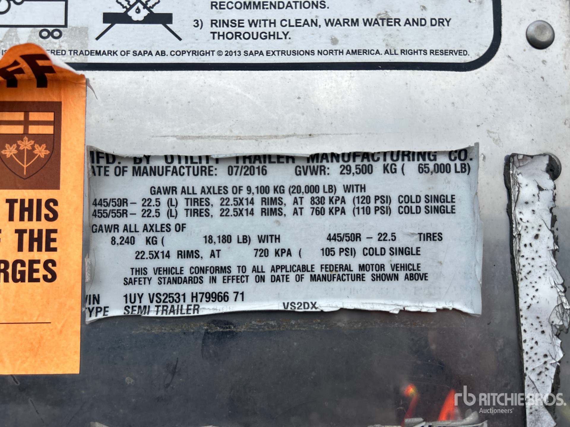 General Appearance with Seriennummer / FIN