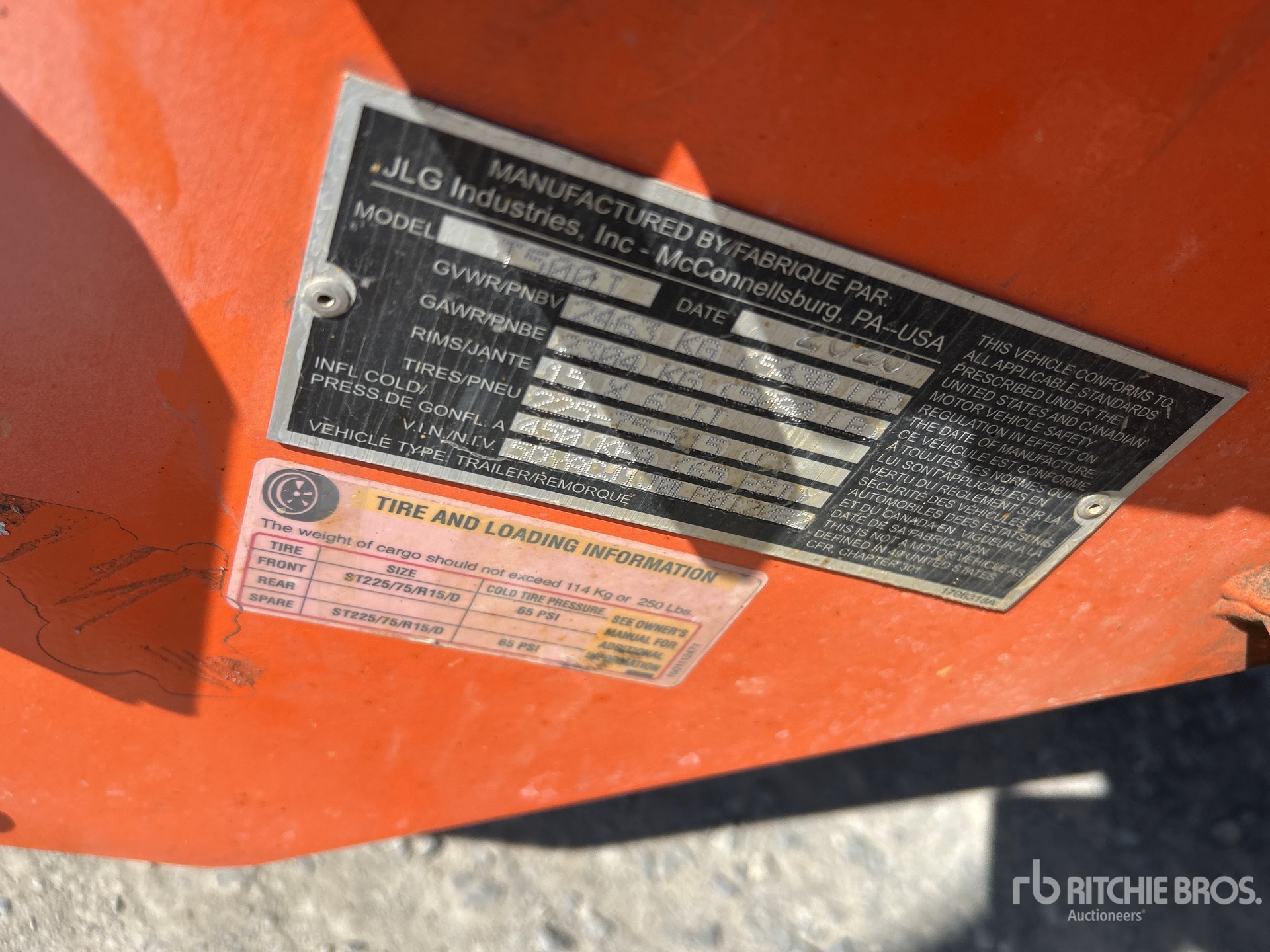Photo of a  JLG T500J
