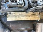 Engine with Emission Label