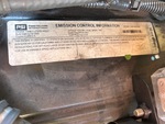 Engine with Emission Label