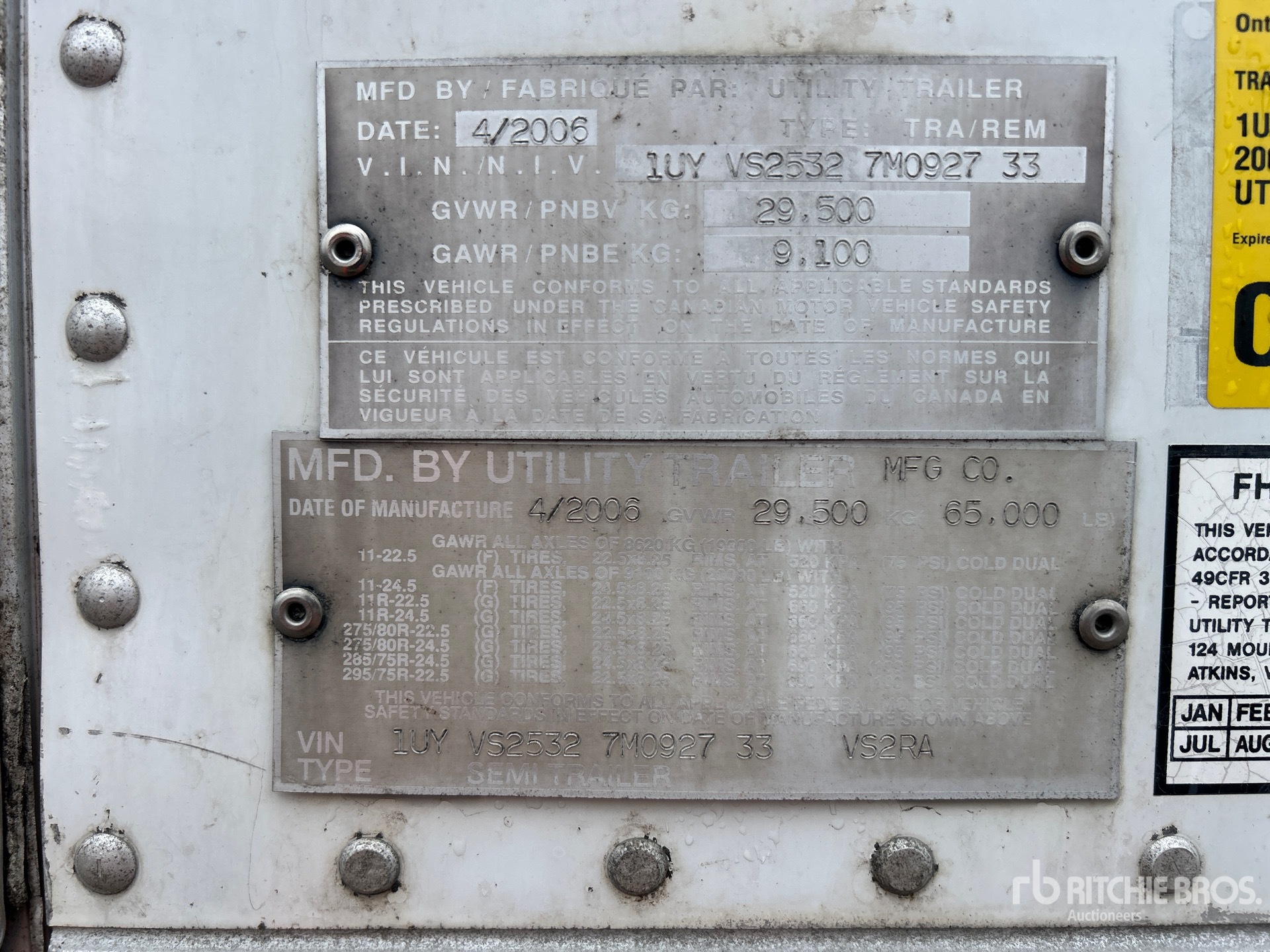 General Appearance with Seriennummer / FIN