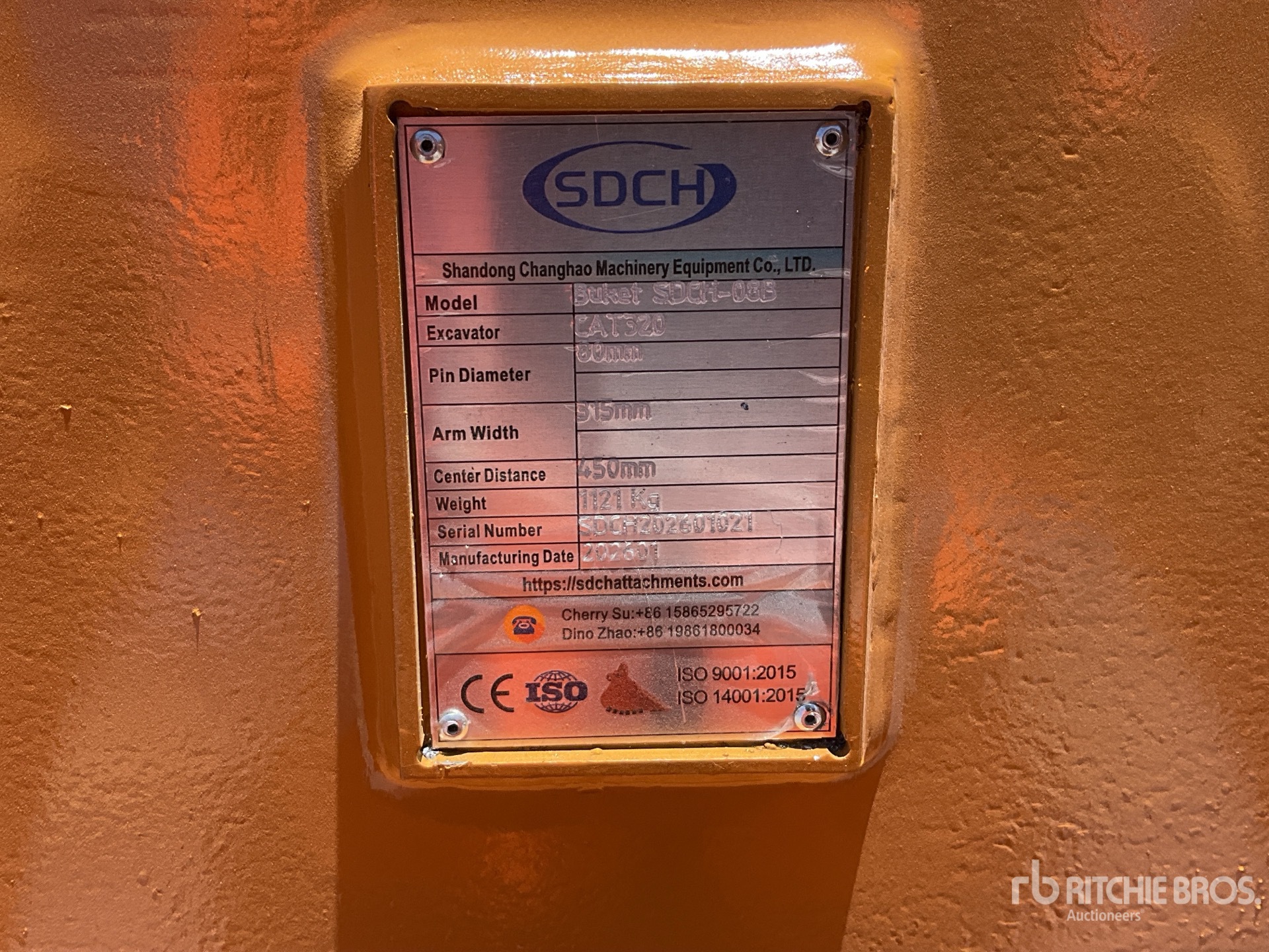 General Appearance with N.º de serie/VIN