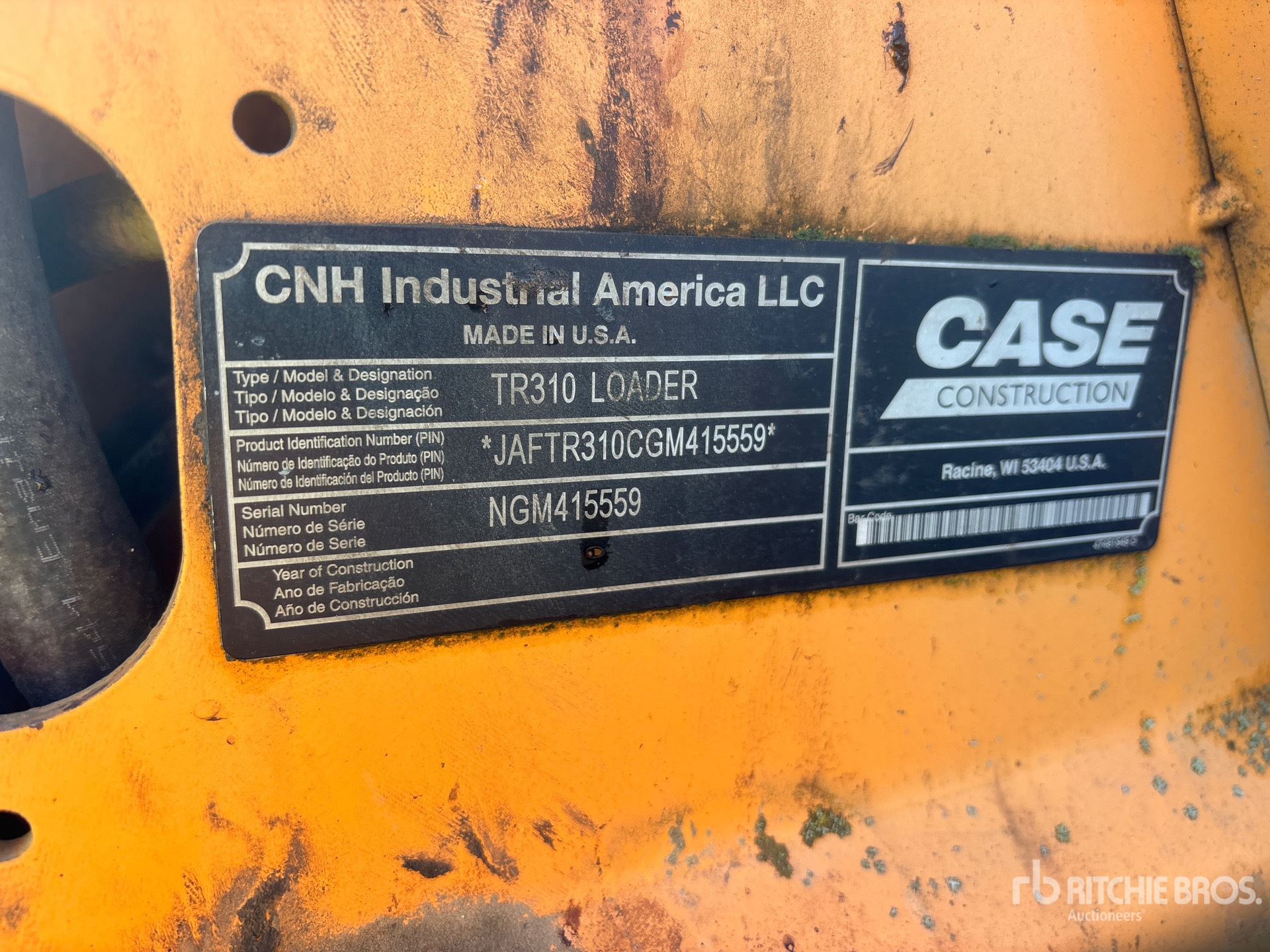 General Appearance with Numero seriale/numero d’identificazione del veicolo (VIN)