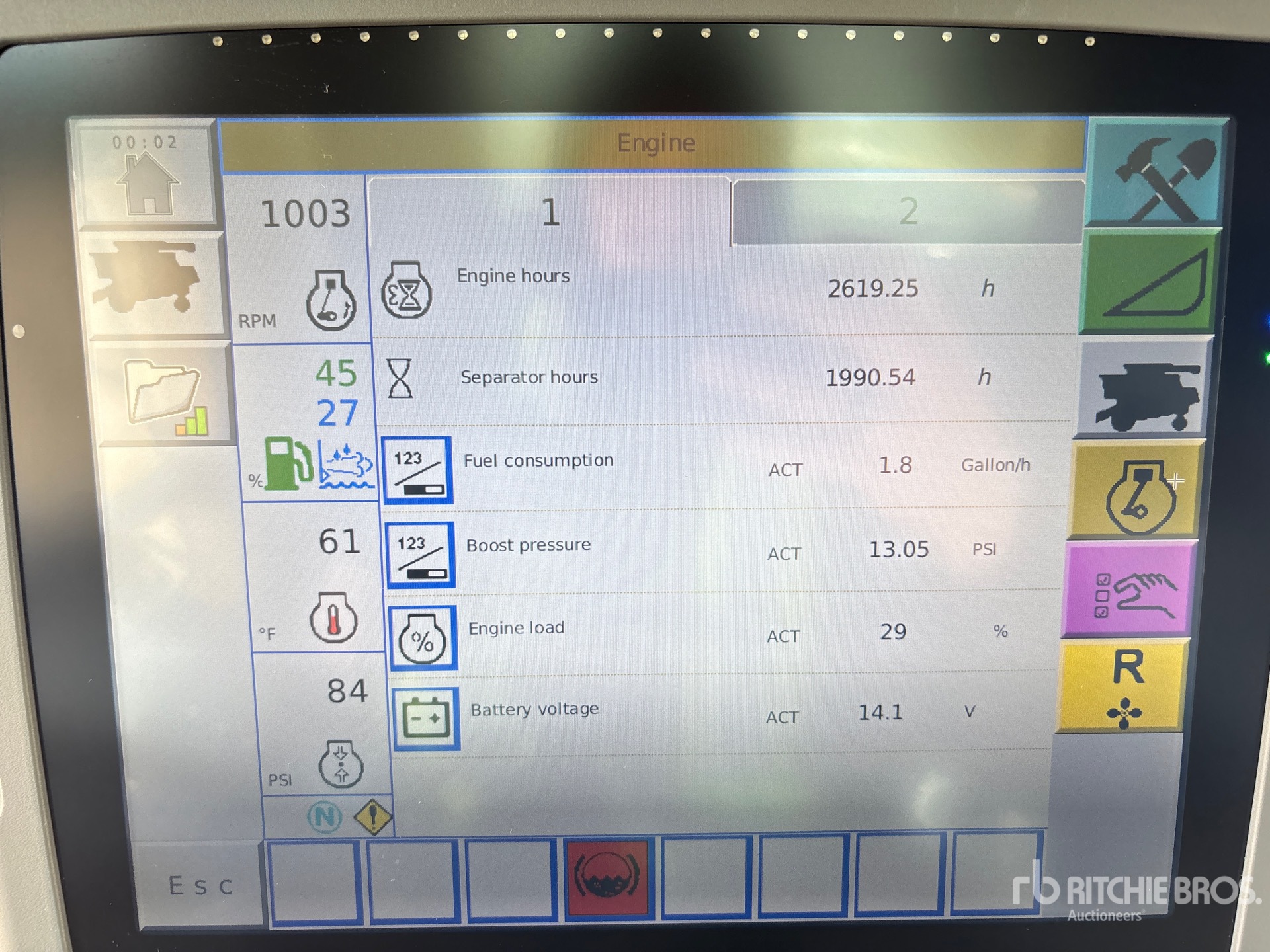 General Appearance with Hour Meter / Odometer