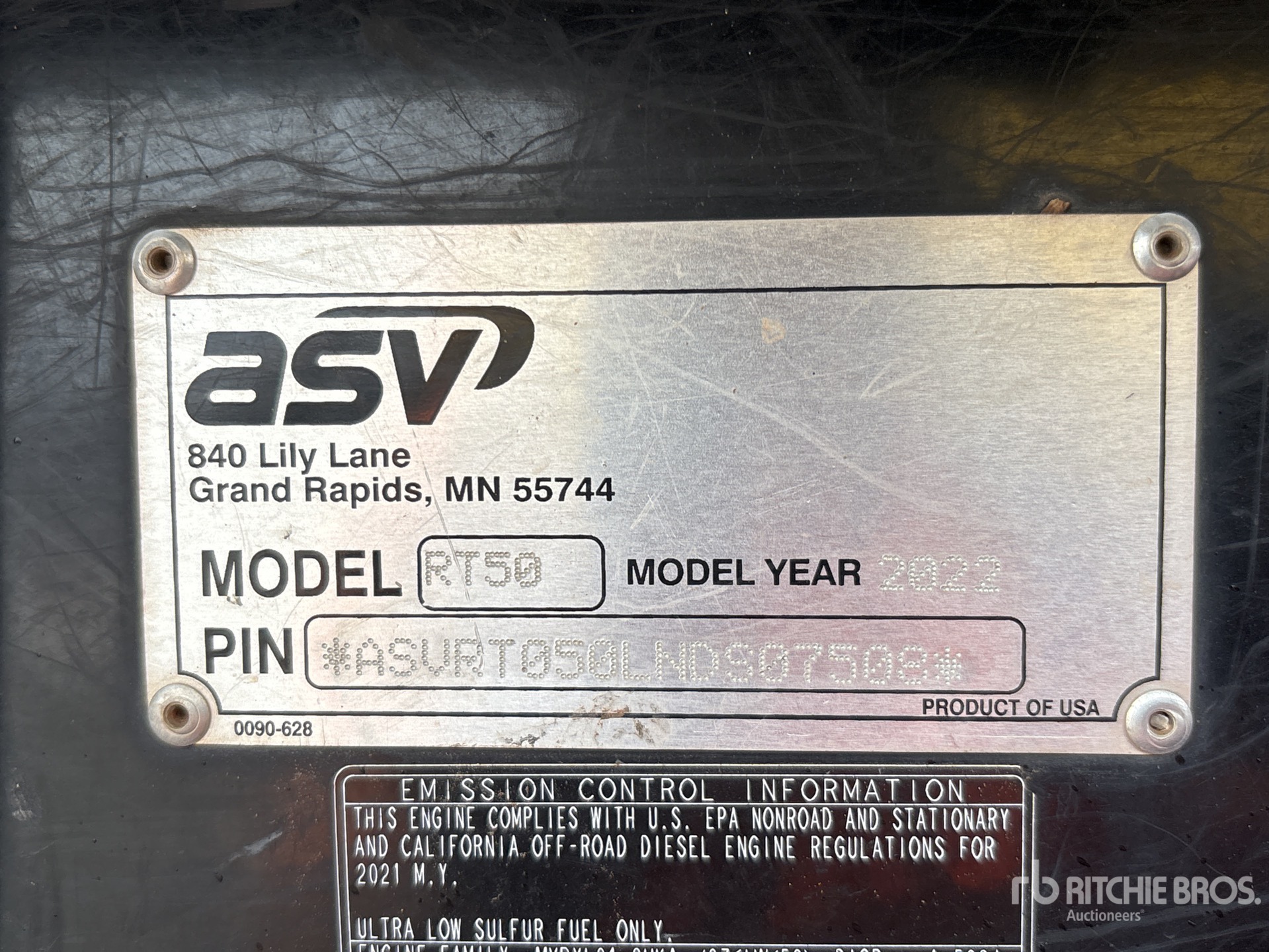 2022 ASV RT50