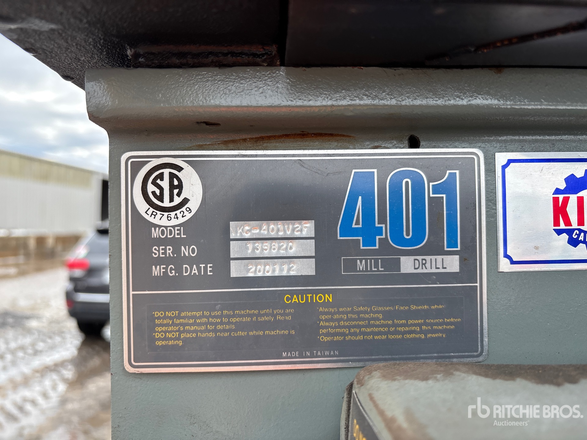 General Appearance with Seriennummer / FIN