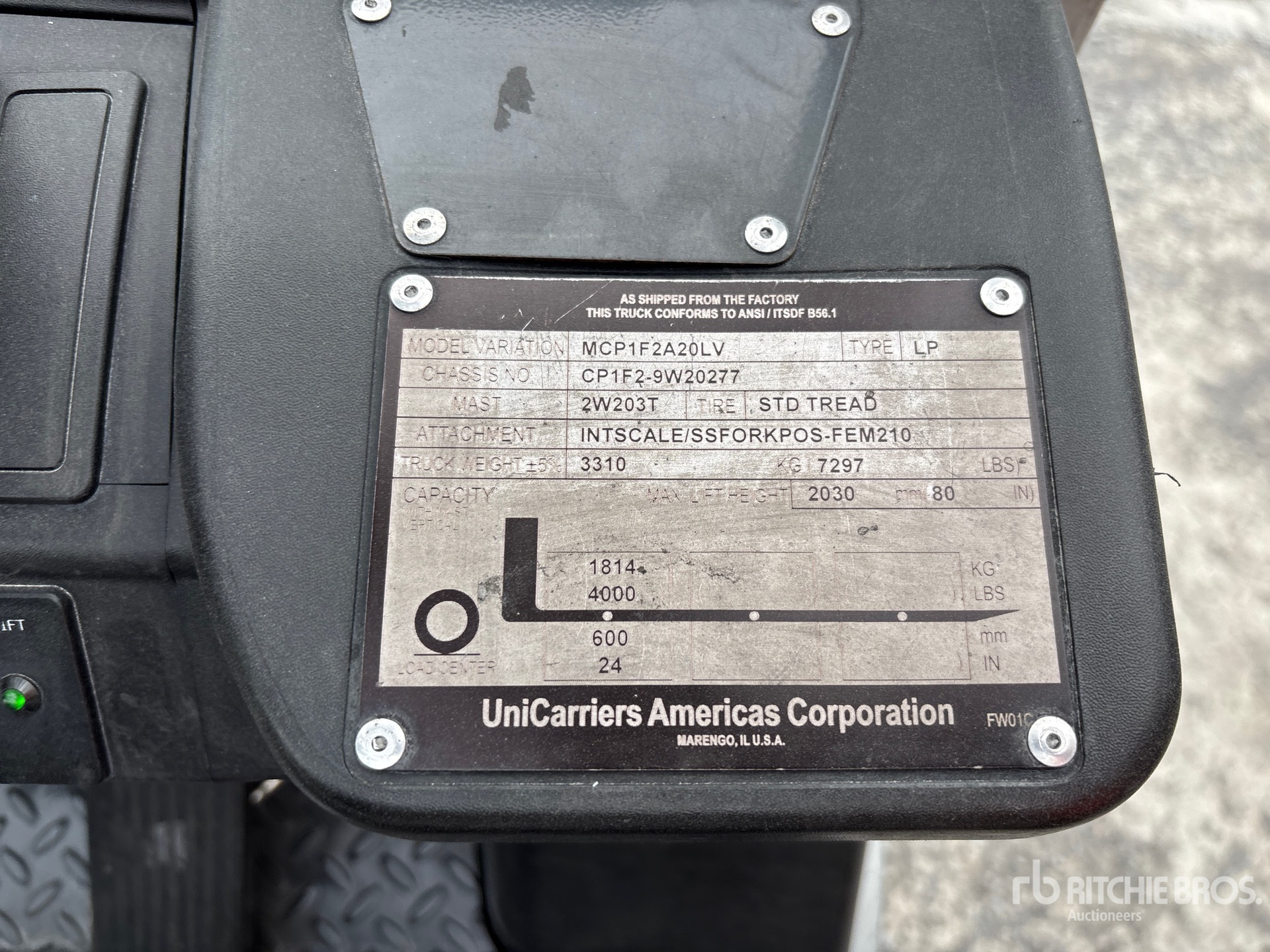 General Appearance with Numéro de série/Numéro d'identification du véhicule automobile