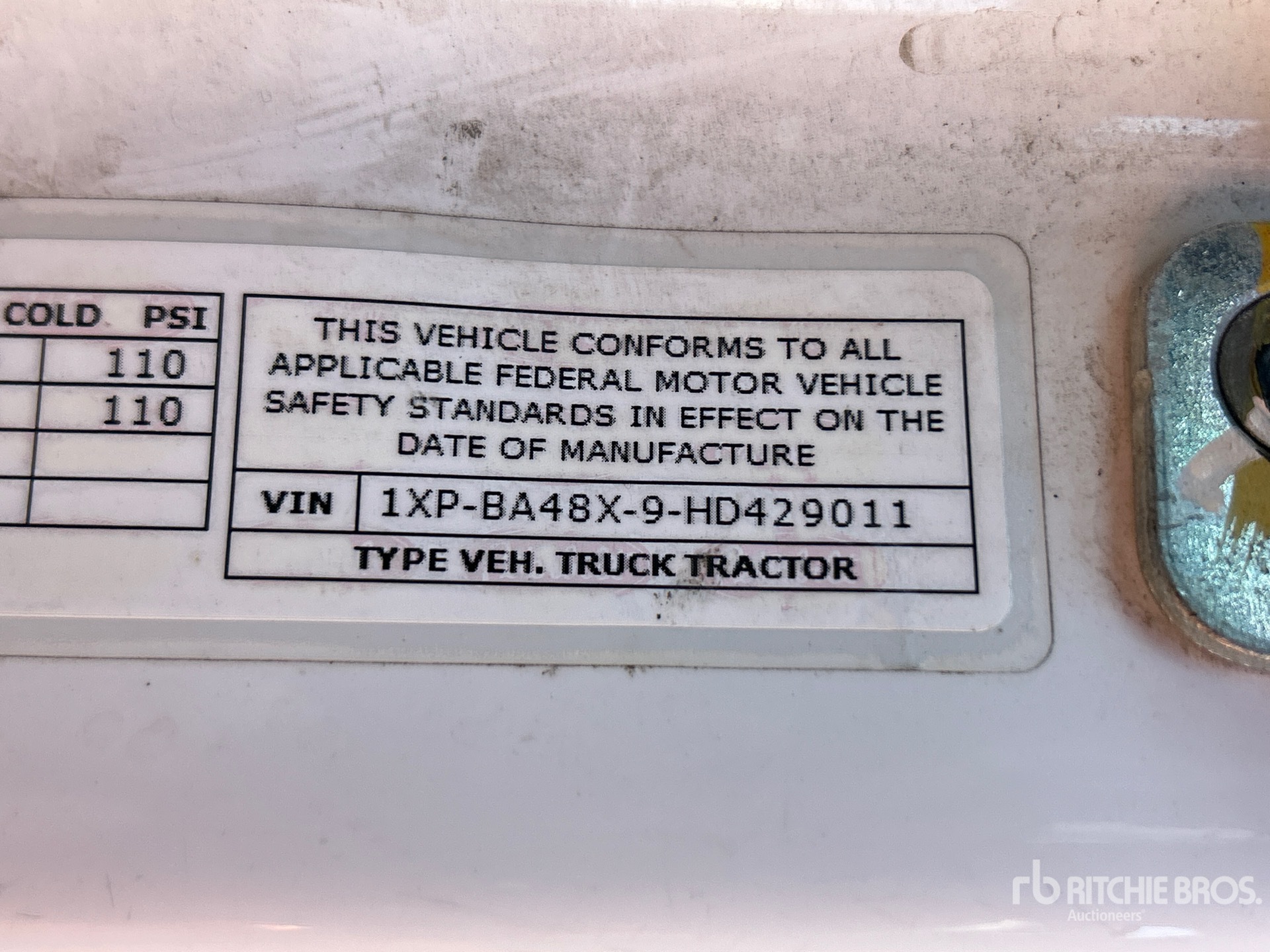 General Appearance with N.º de serie/VIN