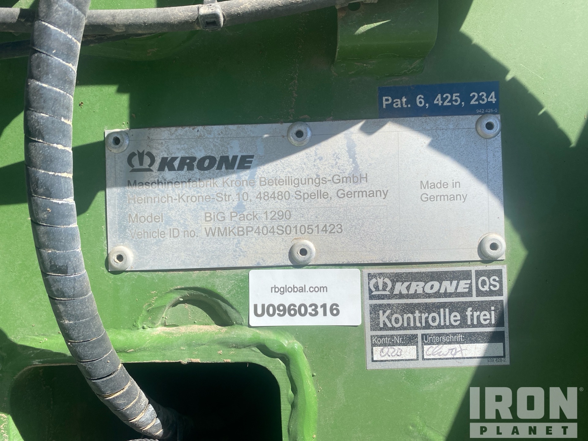 General Appearance with N.º de serie/VIN