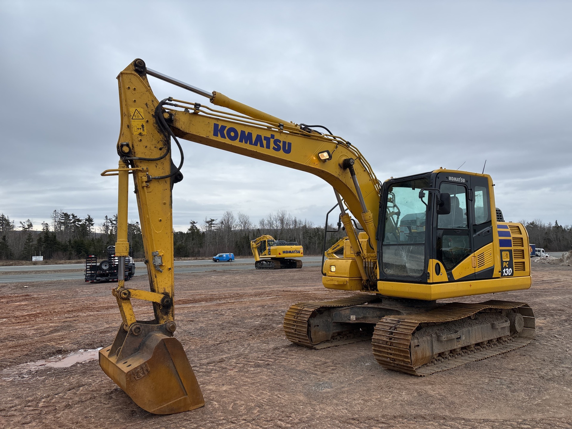 Excavator General Appearance* with Bild, Ecke vorne links
