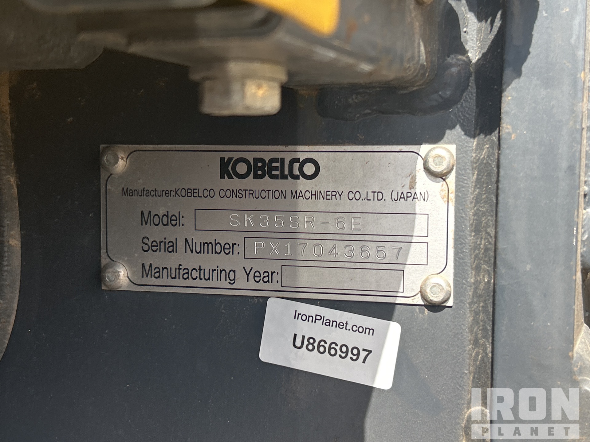 2022 Kobelco SK35SR-6E