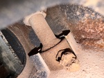 Undercarriage with Left Track Tensioner