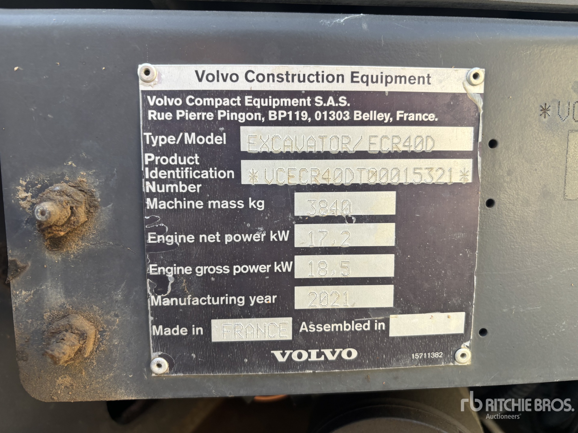2021 Volvo ECR40D