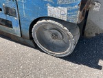 Chassis with Left Rear Tire