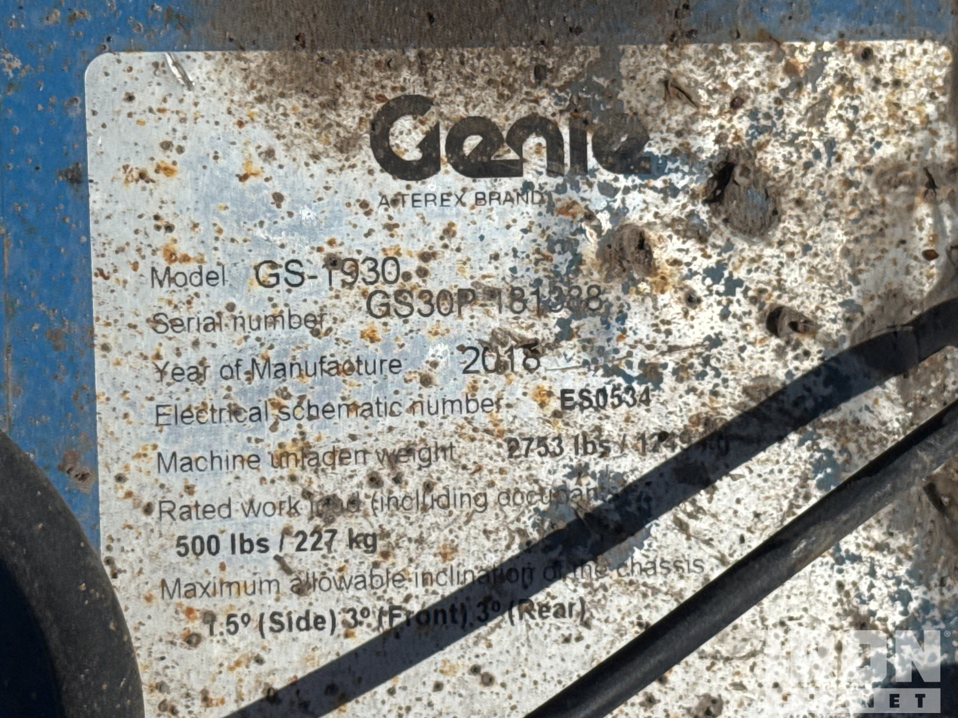 2019 Genie GS-1930