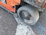 Chassis with Left Rear Tire