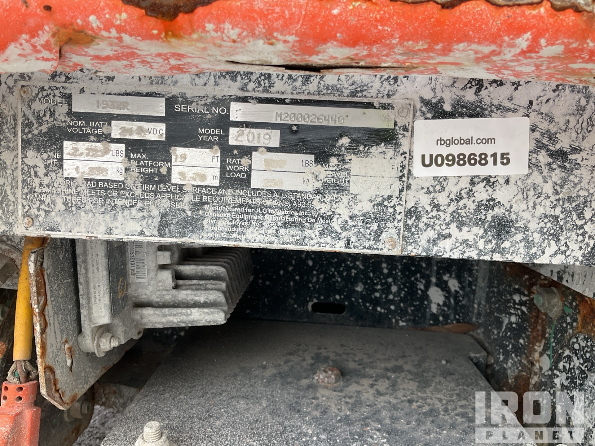 2018 JLG 1932R