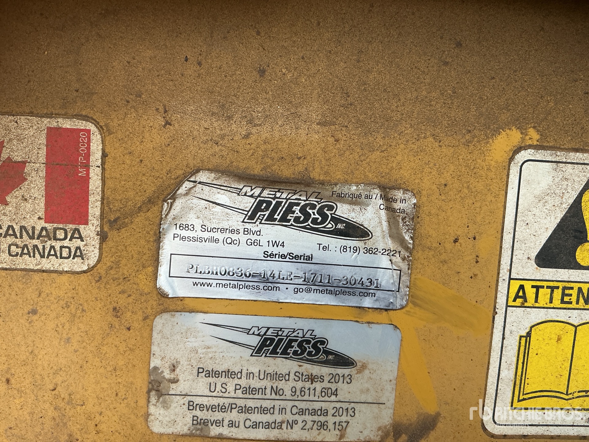 General Appearance with N.º de serie/VIN