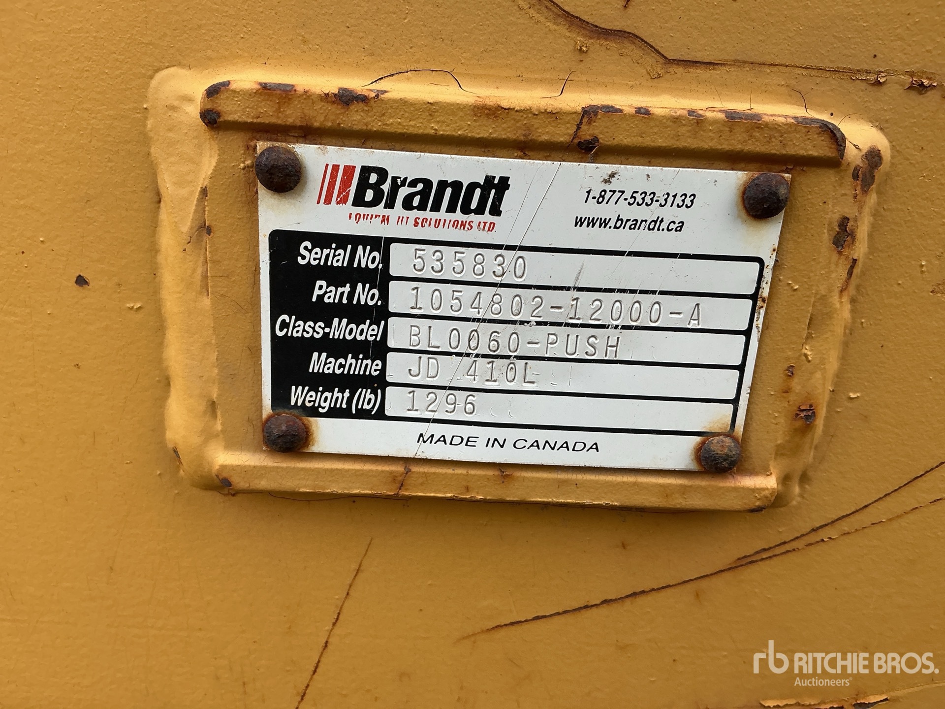 General Appearance with N.º de serie/VIN