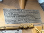 Engine with Emission Certification Label