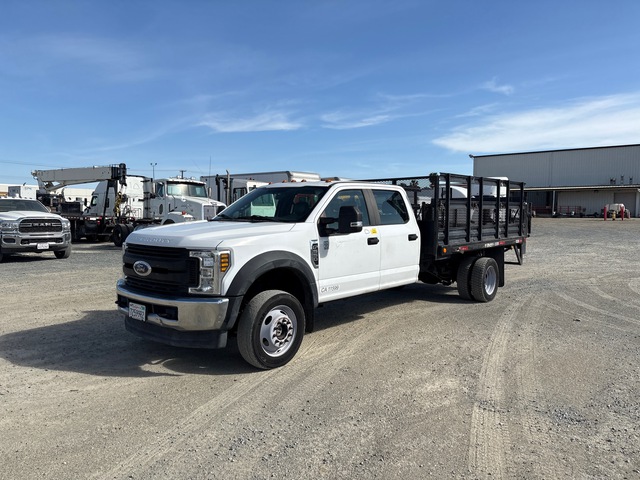 2018 Ford F-550 XL 4x4 Crew Cab Flatbed Truck 2018 Ford F-550 XL 4x4 Crew Cab Flatbed Truck