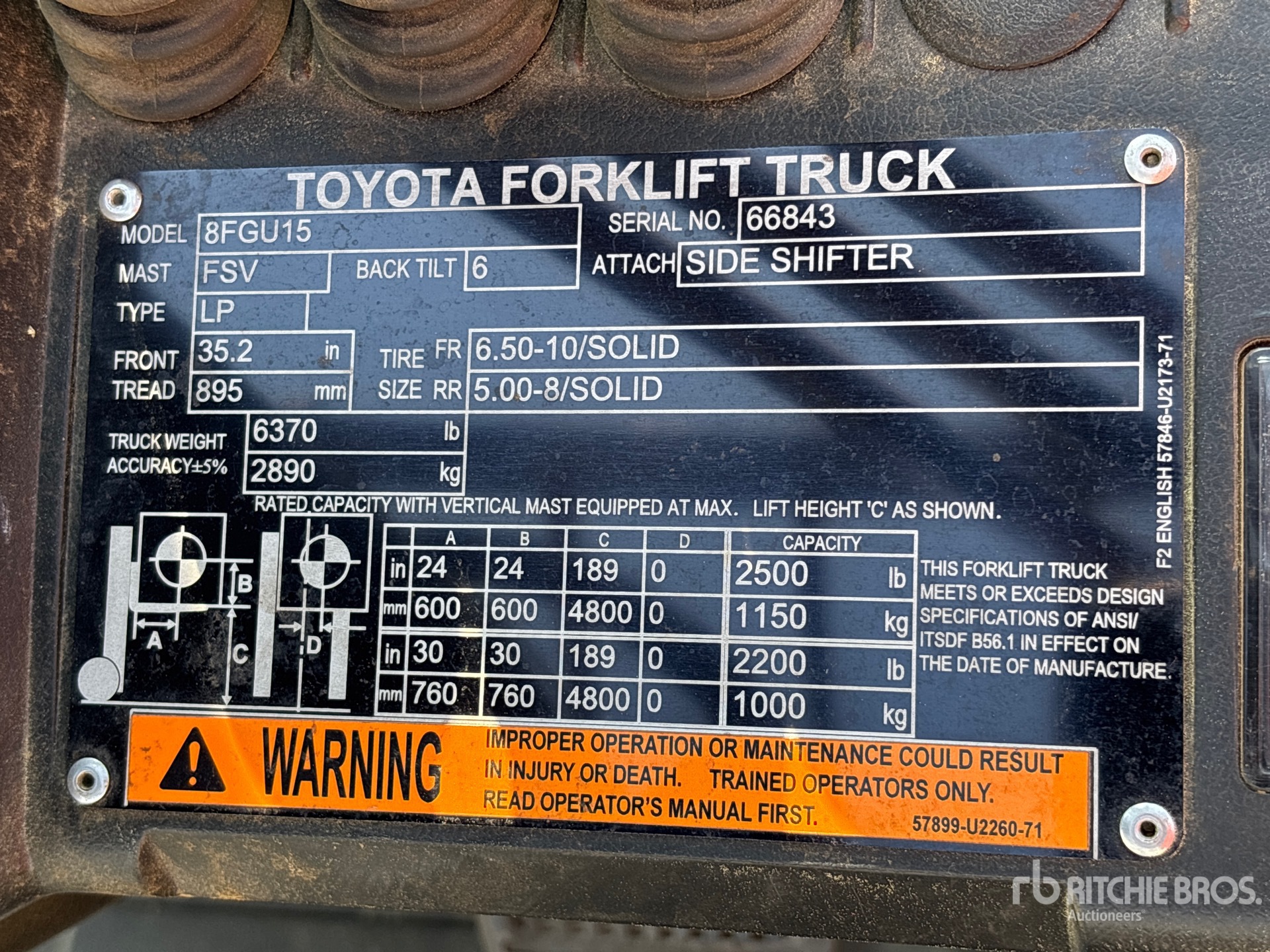 General Appearance with Numéro de série/Numéro d'identification du véhicule automobile