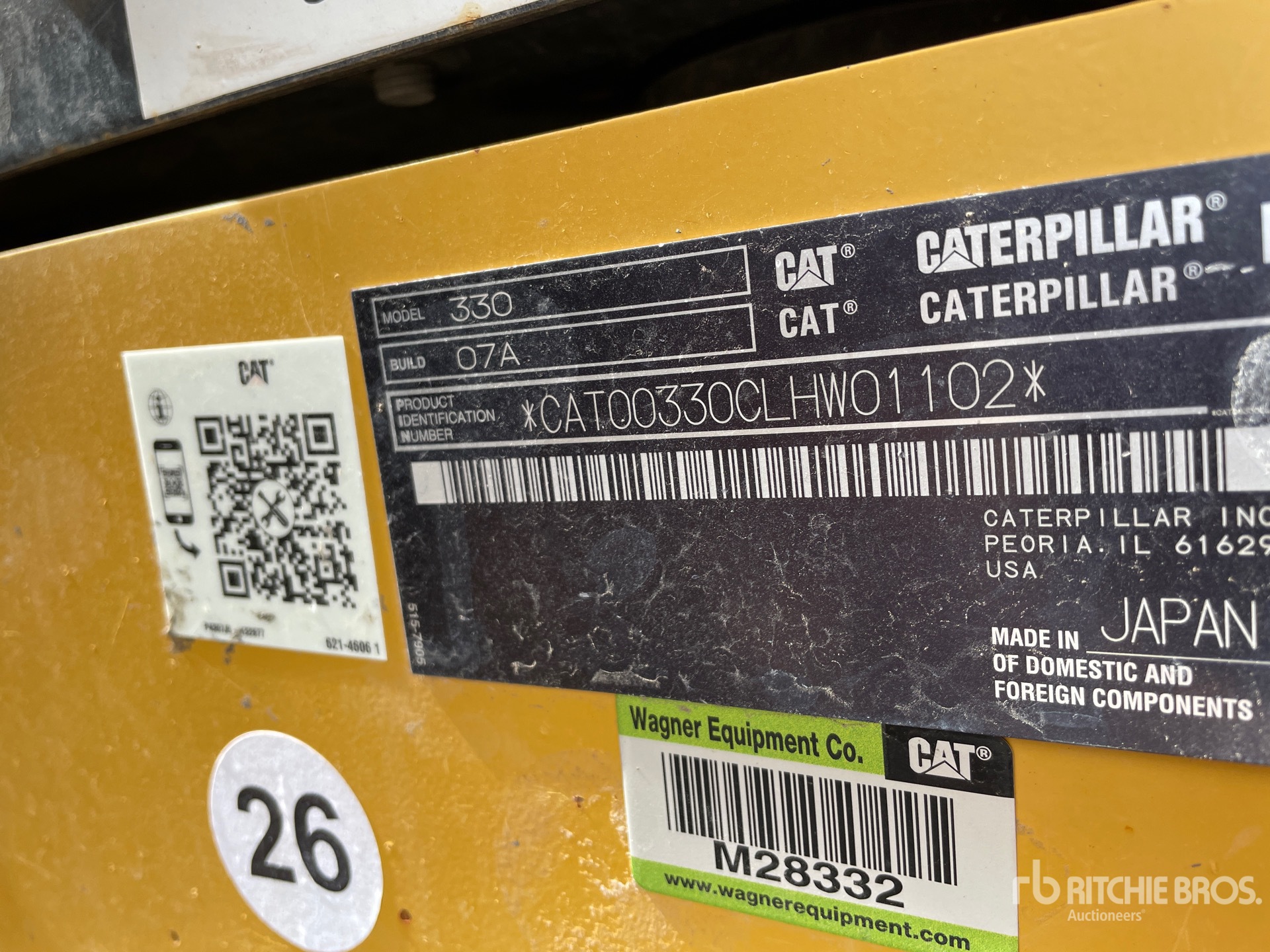 2019 Caterpillar 330