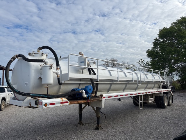 2014 Hercules 130 bbl T/A Vacuum Tanker Trailer